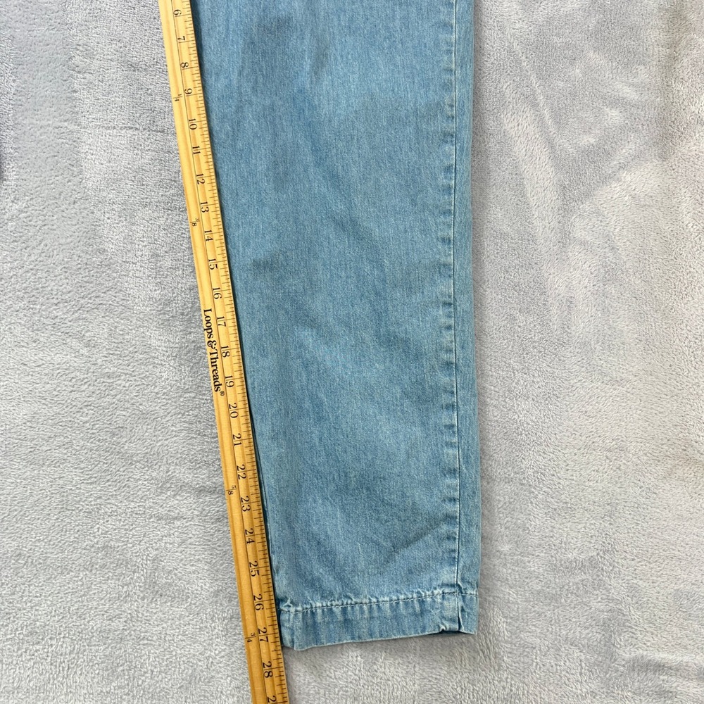 ASOS DESIGN Denim Boilersuit‎ Cyanotype Floral Patchwork Men's W30 L32 (Unisex) - Picture 8 of 10